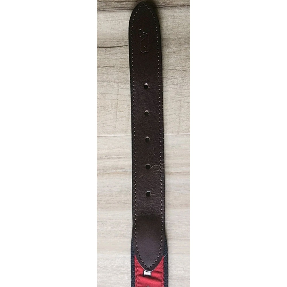 VINEYARD VINES BELT SIZE 30 NEW CANAAN FOOTBALL MENS LEATHER CANVAS HIGH SCHOOL - Picture 5 of 13